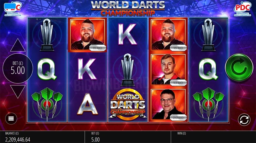 Darts Championship slot machine